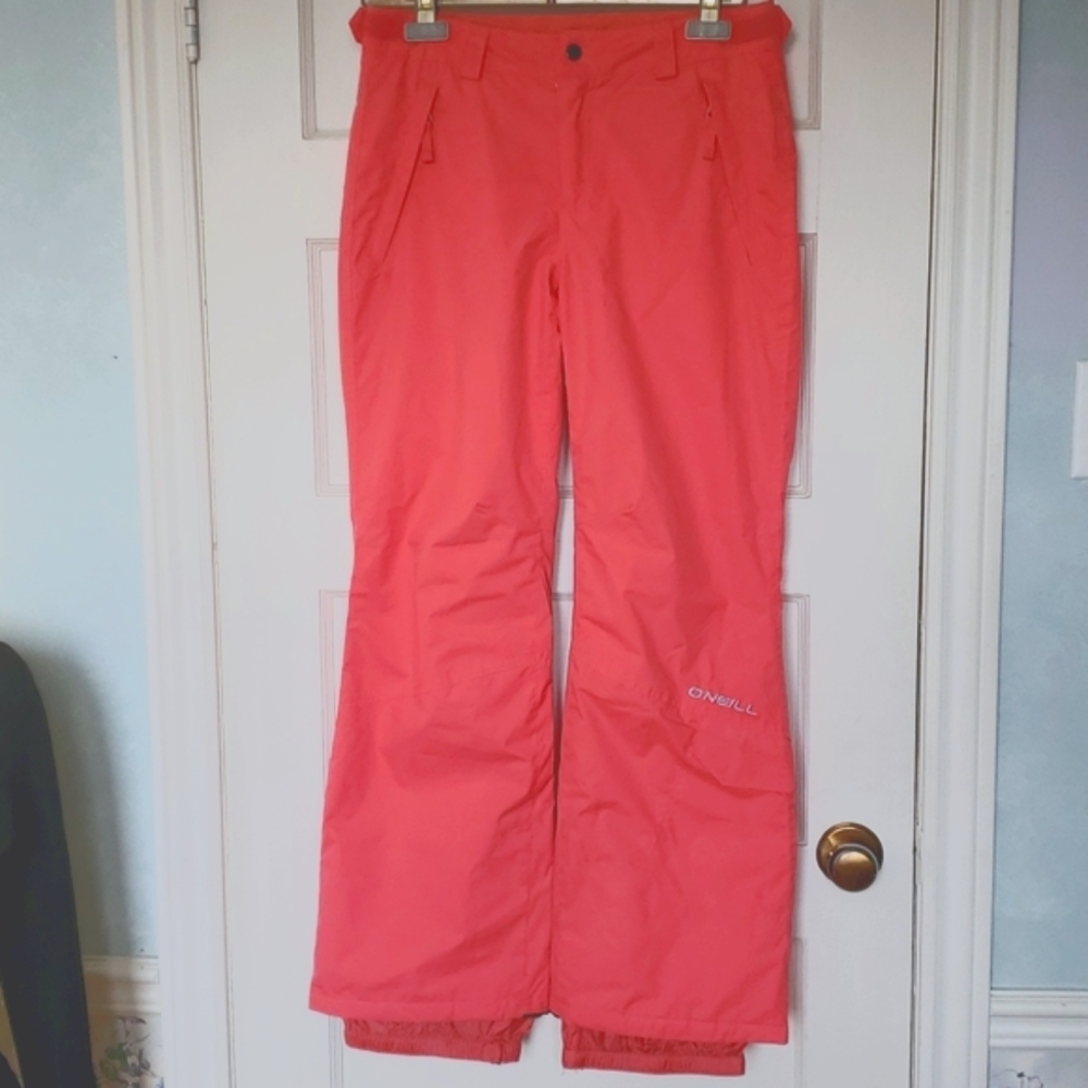 O'Neill peach pink ski / snow pants, S